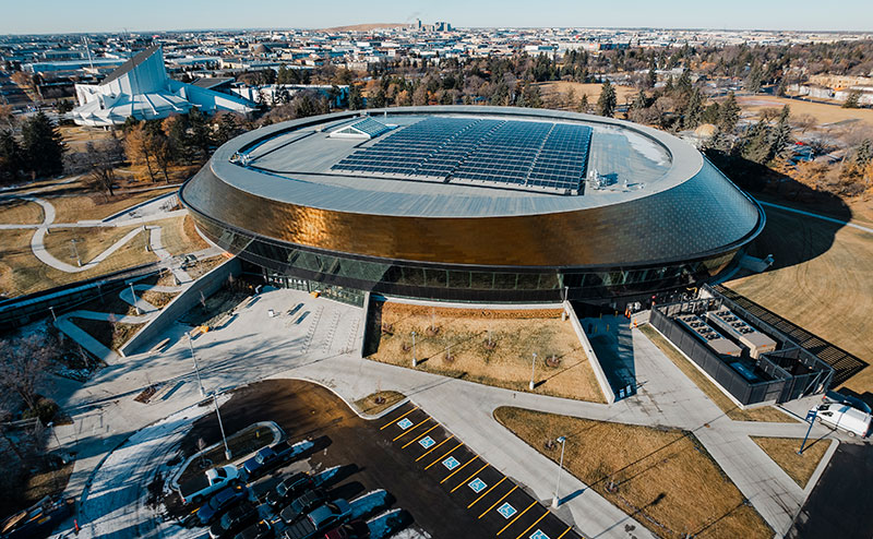 Aerial view of Recreation Centre