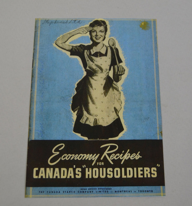 1940s Recipe Book: Economy Recipes for Canada's "Housoldiers"