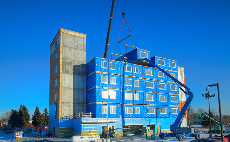 Apartment building under constrction