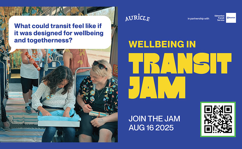 Auricle Wellbeing in Transit Jam: what could transit feel like if it was designed for wellbeing and togetherness?