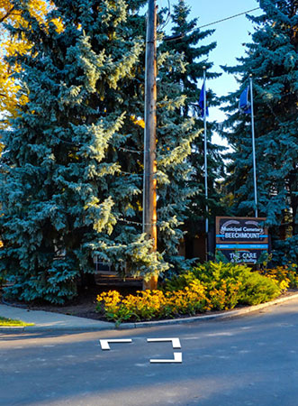 beechmount cemetery entrance
