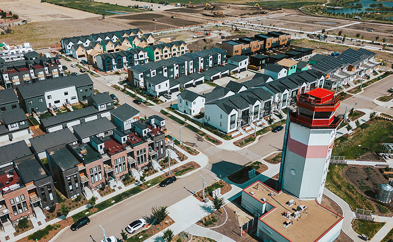 Overhead image of Blatchford development