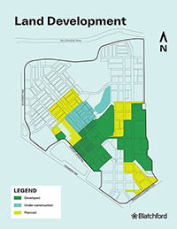 Blatchford development map in 2025