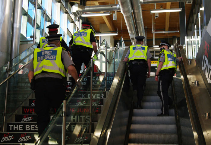 ESP officers Patrolling with Transit Peace Officers Image