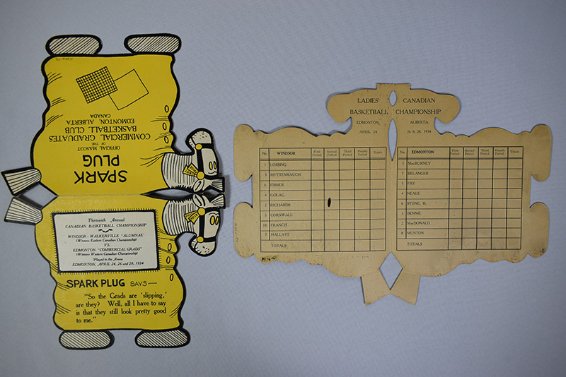 Spark Plug Scorecard from 1934