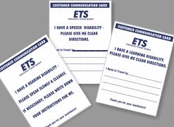 ETS Communication Cards Sample Image