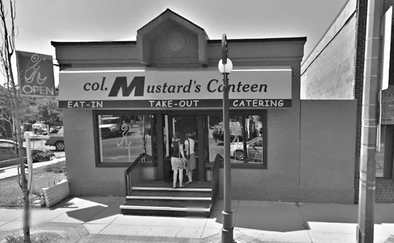 Colonel Mustard’s Canteen sign