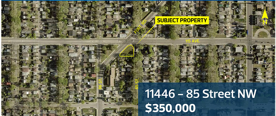 Aerial view of Parkdale listing