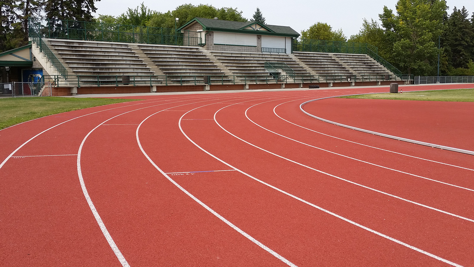 Running track at Rollie Miles Athletic Park.