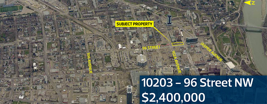 Aerial view of the Quarters Downtown listing