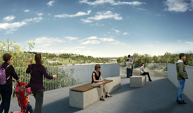 Rendering of the lookout