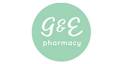 g & e pharmacy logo