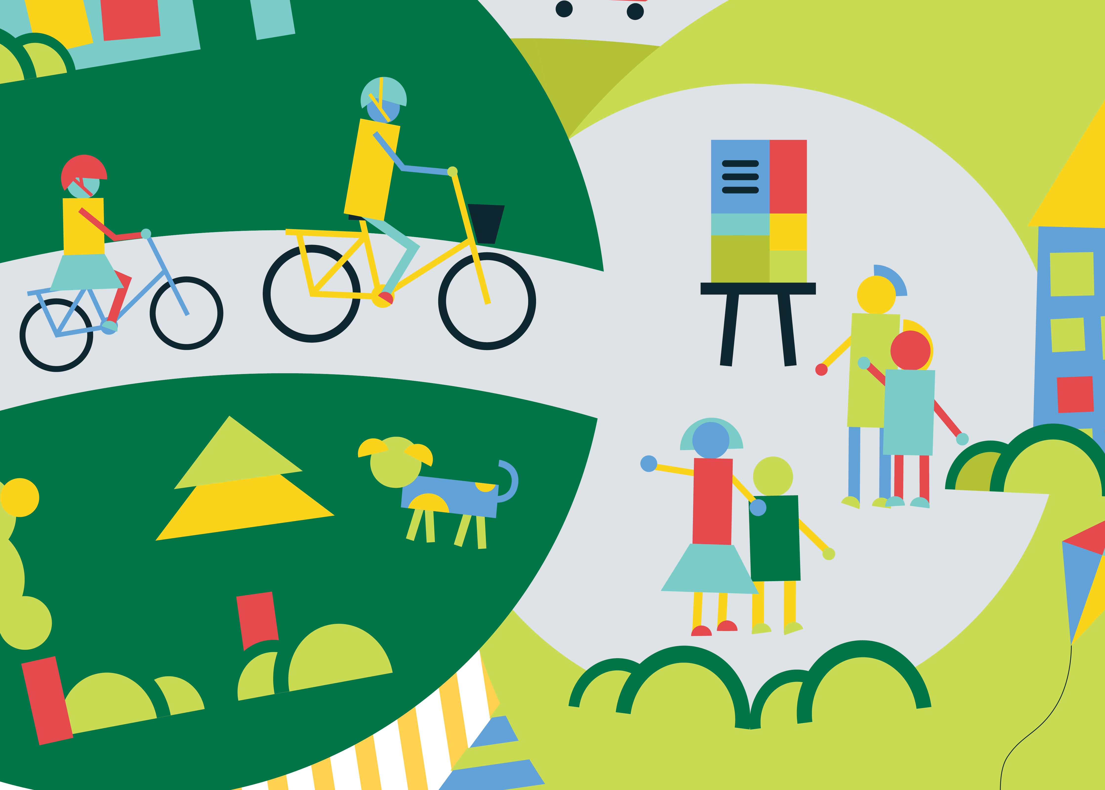 Building Great Neighbourhoods background illustration