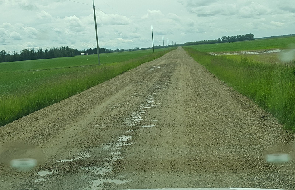 road before maintenance photo