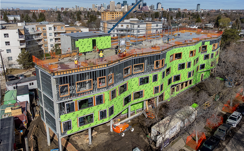 Holyrood apartment complex under construction