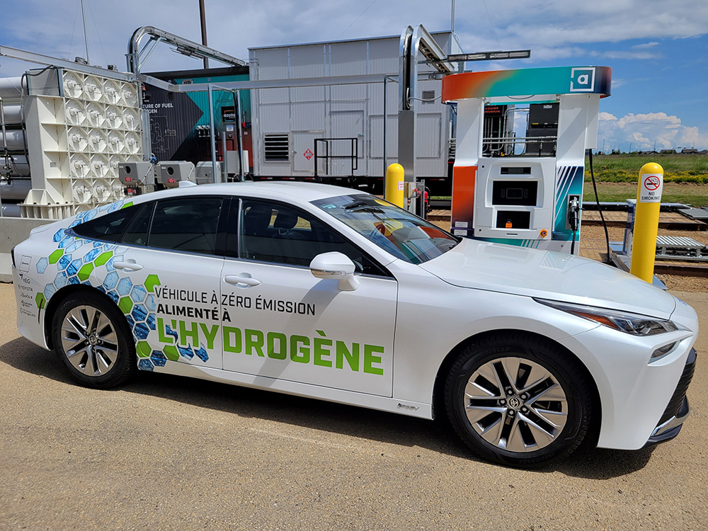 The City’s hydrogen-capable fleet will utilize the first mobile hydrogen fuelling station starting June 26, 2025.