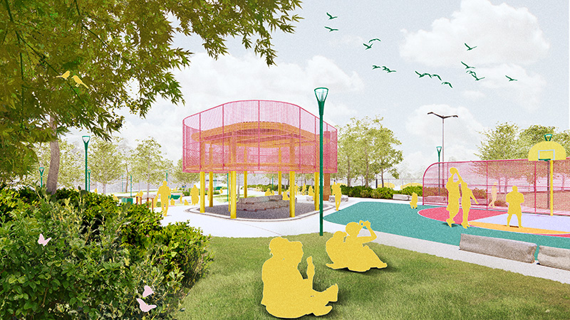 Mary Burlie Park Final Design Rendering
