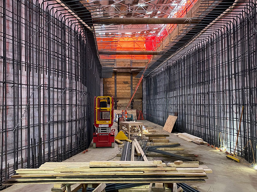 Phase 6 - Wall Rebar Install