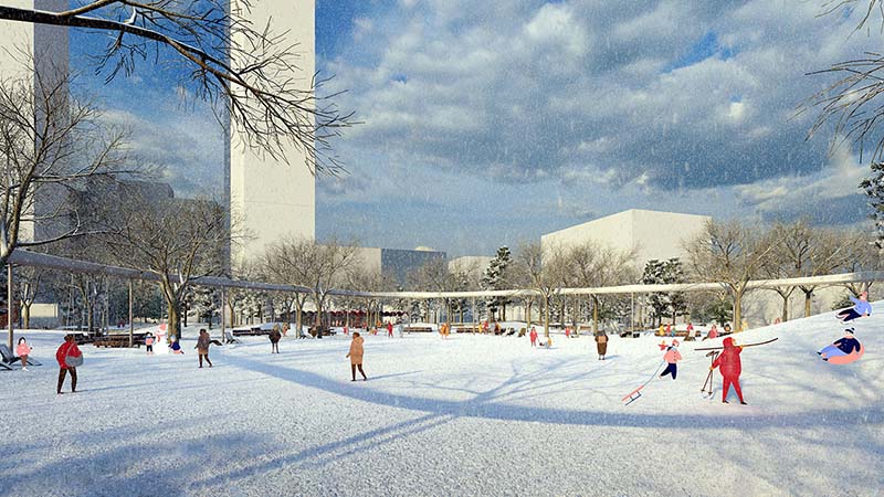 Artist image of Warehouse Park in winter
