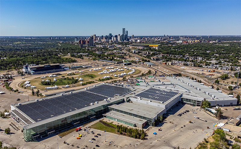 View of the Edmonton Expo Centre.