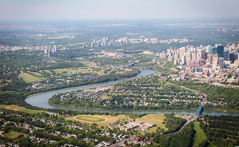 Photo of Edmonton skyline