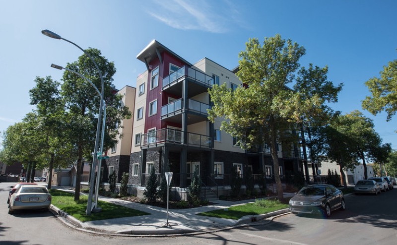 permanent supportive housing building