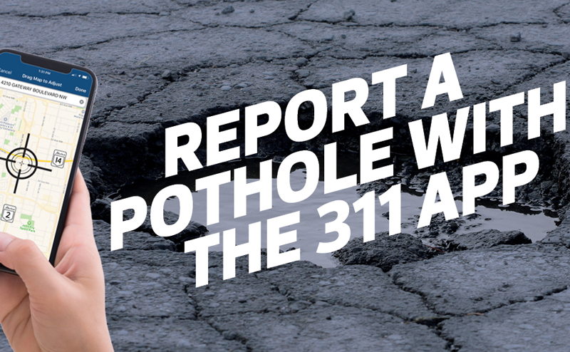 Report a Pothole