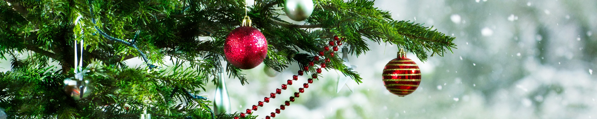 Christmas tree with ornaments