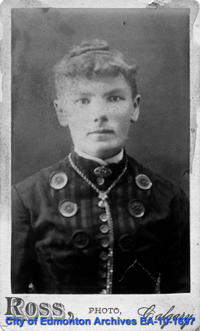 Annie Walter in 1886