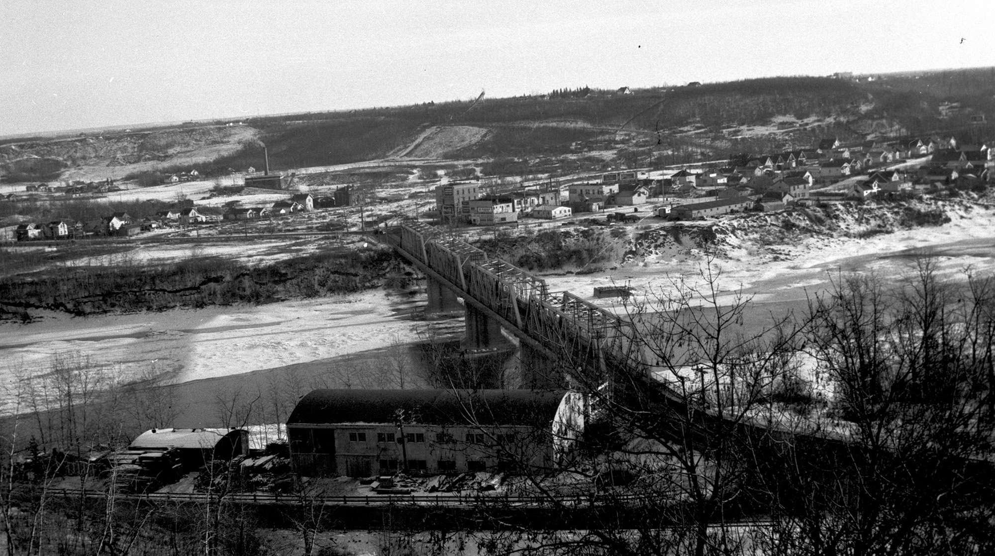 Black and white photo of Alberta Motor Boat Co.