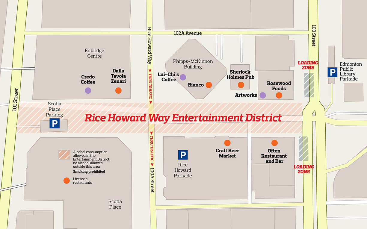 Entertainment District Map