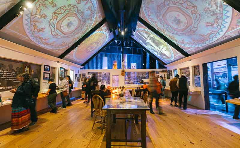museum display are at fort edmonton park
