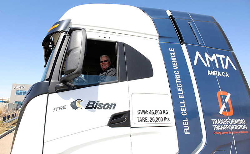 Hydrogen truck