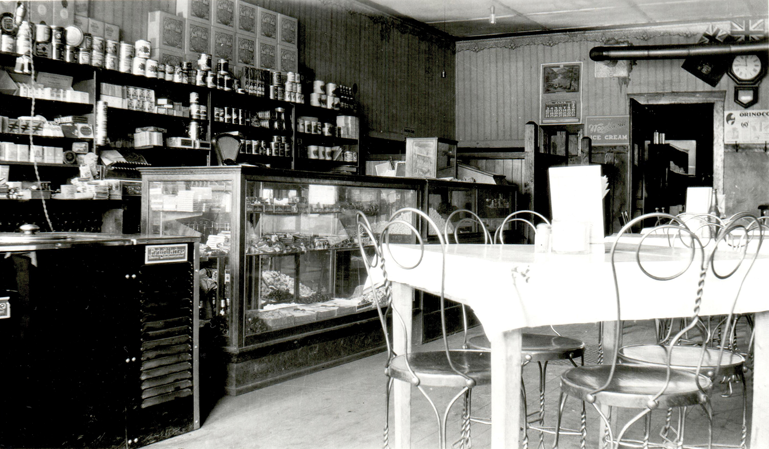 Grocery store interior