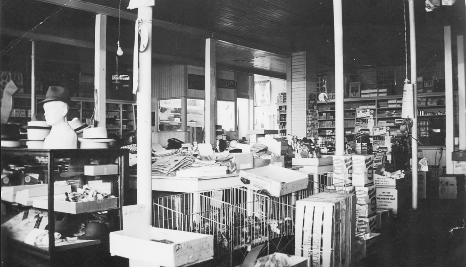 Grocery store interior