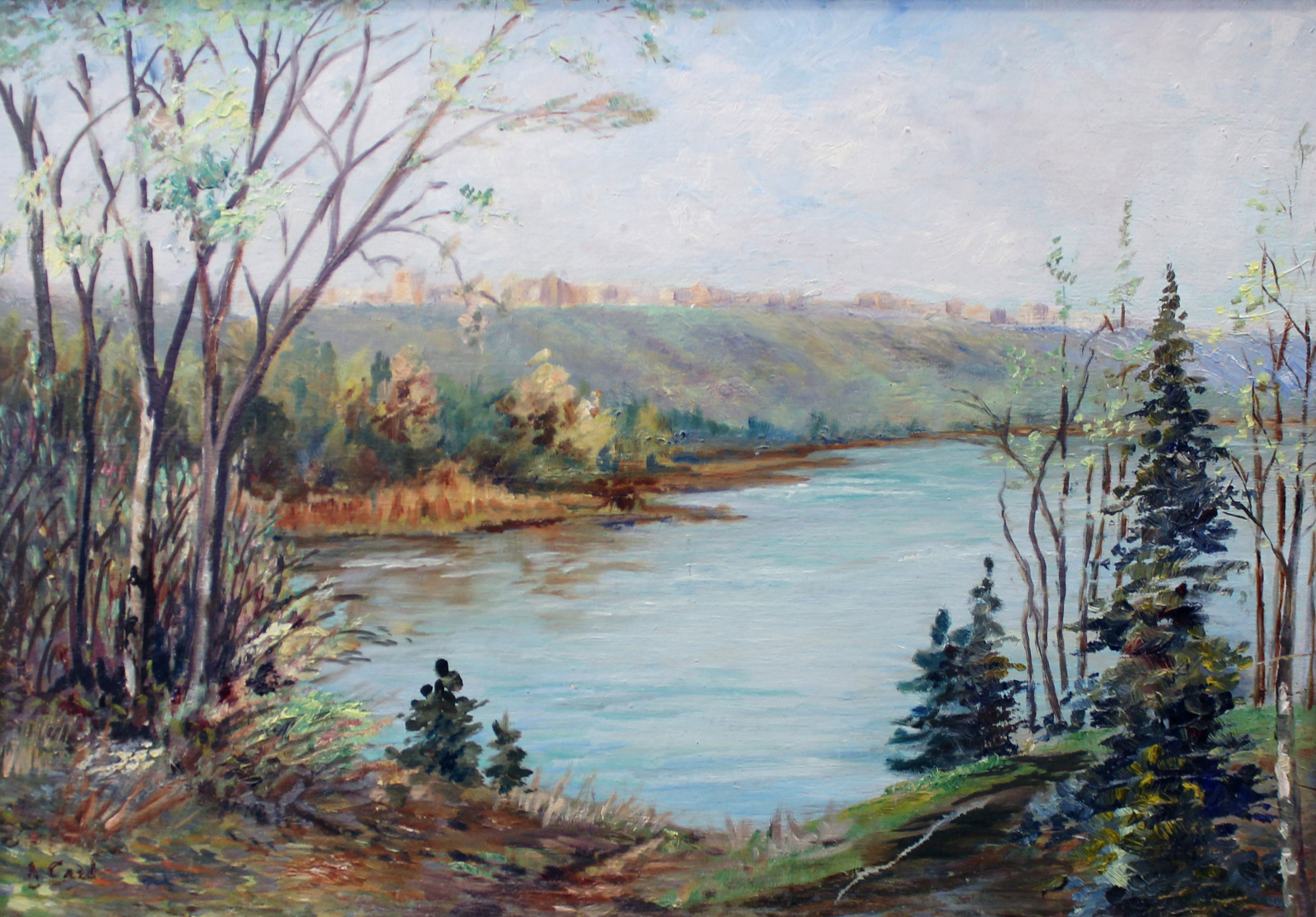 Painting: Edmonton River Valley by Annie Card