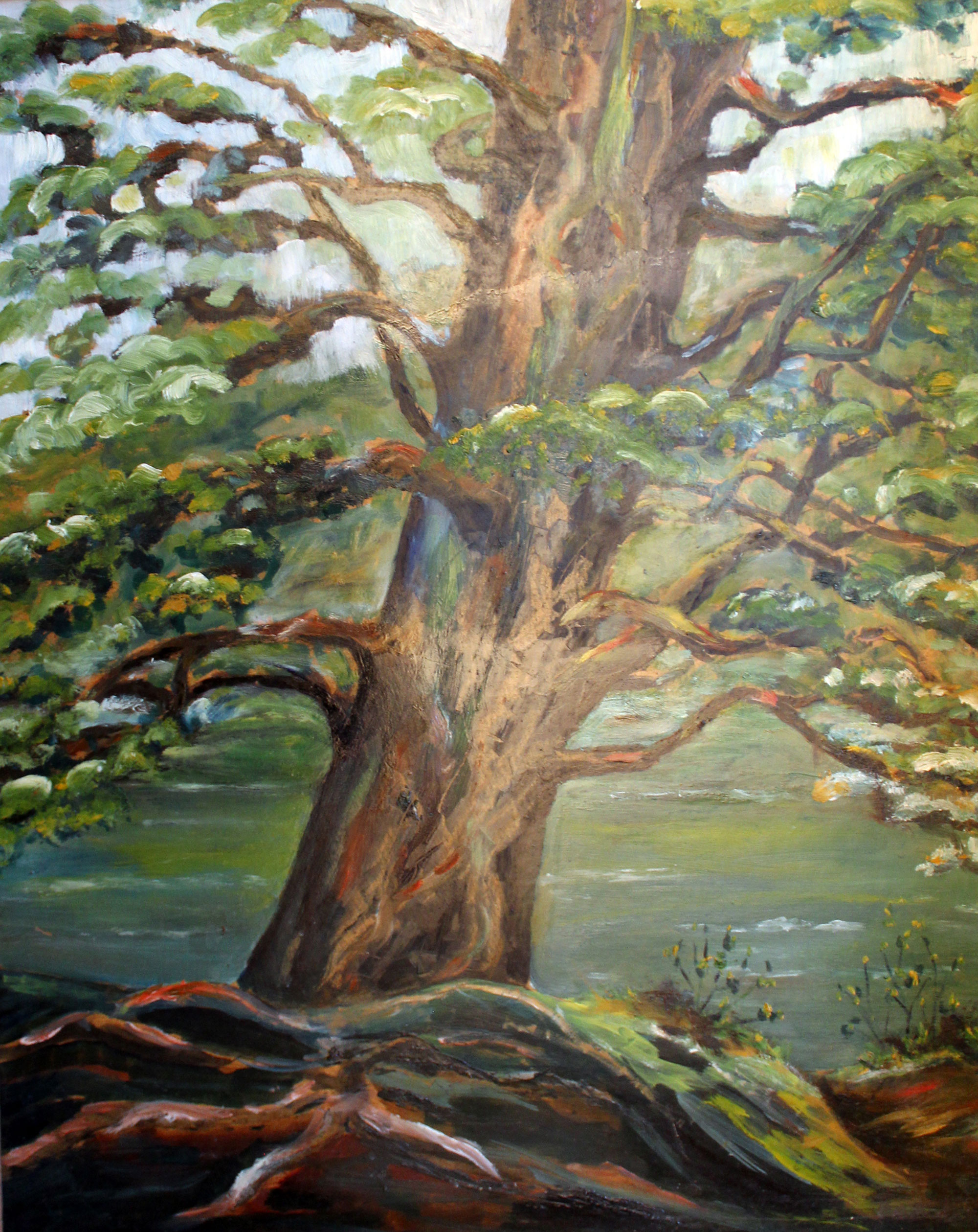 Painting: Monarch of the Forest - Banff by Esther Heath