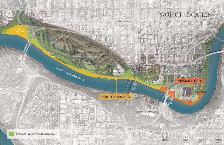 Map of the Touch the Water Promenade Project location