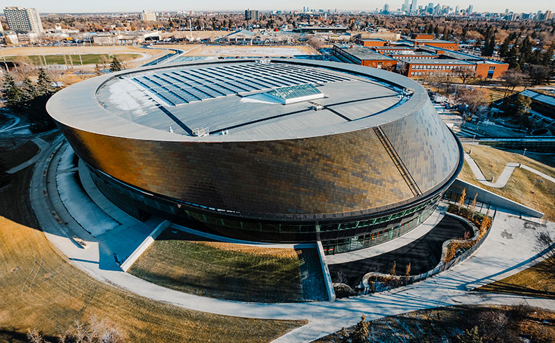 Aerial of Coronation Park Sports and Recreation Centre