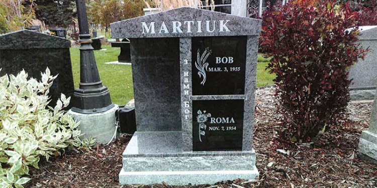 family monument in cemetery