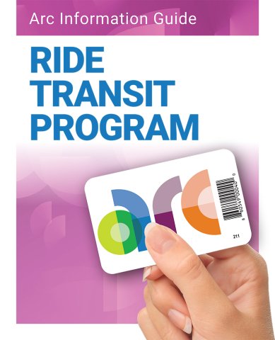 Arc for Ride Transit information booklet Cover