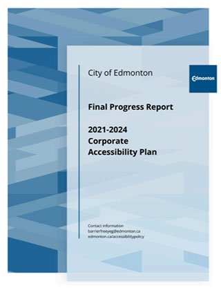 Corporate Accessibility Plan Progress Report cover