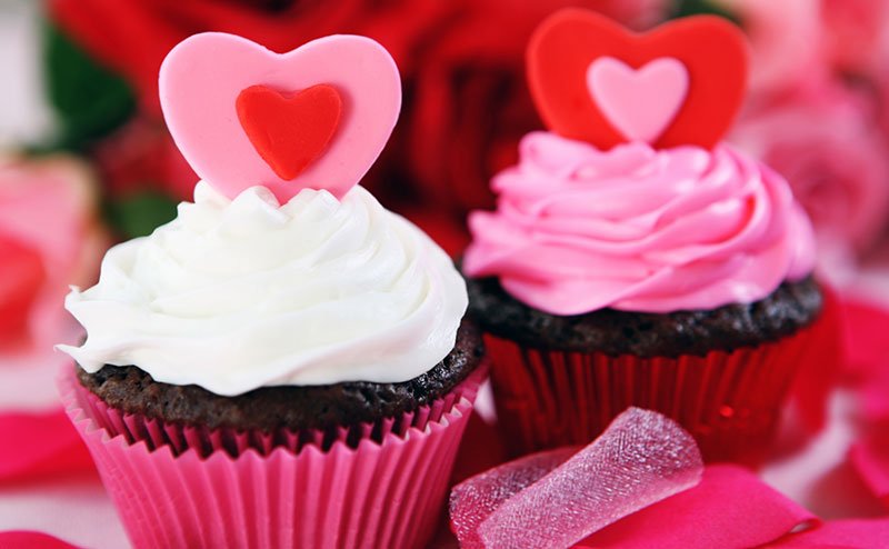 valentine cupcakes