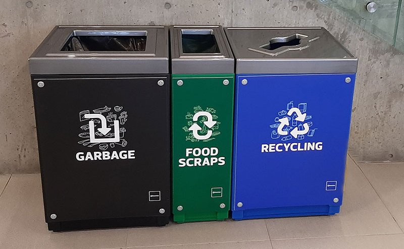 sorting bins