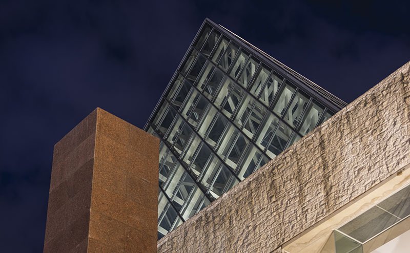 Detail of City Hall pyramid