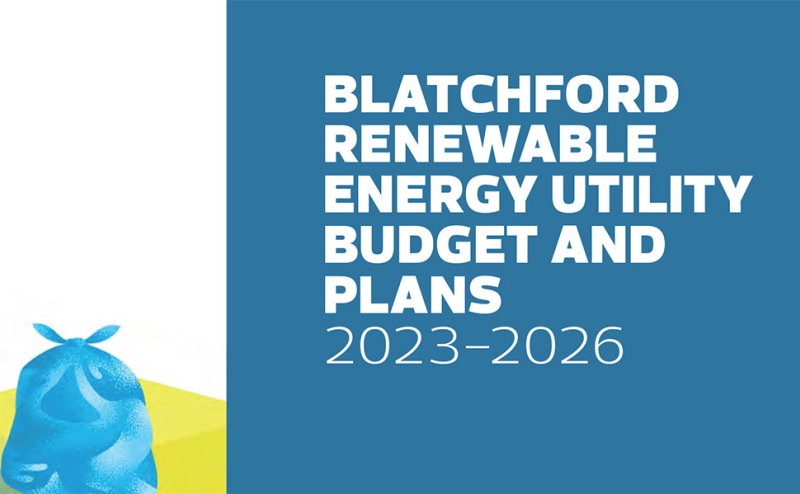 2023-2026 Blatchford Utility Budget cover
