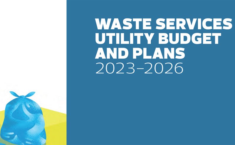2023-2026 Waste Budget cover