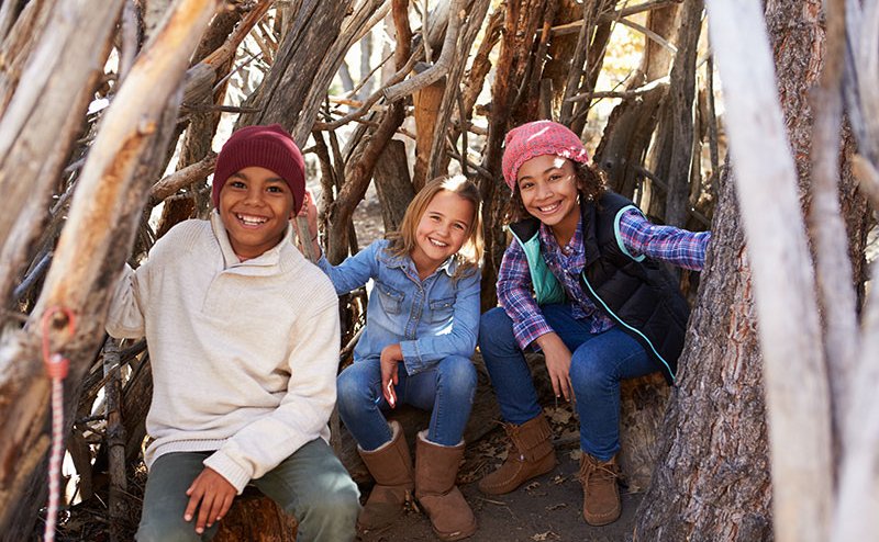 kids in the outdoors